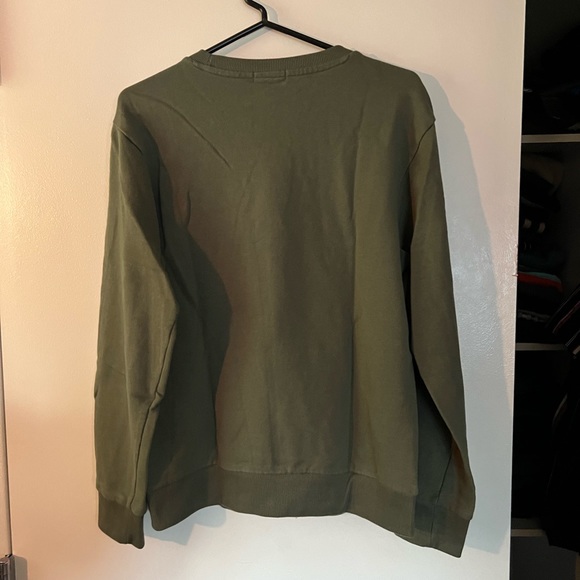 Dark green crewneck sweatshirt. - Picture 4 of 7